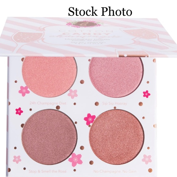 NWT 4-Pan BEAUTY BAKERIE ‘Cotton Candy Champagne’ Blush Palette - Picture 3 of 11